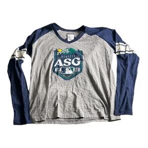 4Her MLB All Star Game Long Sleeve Shirt Womans Large Seattle New